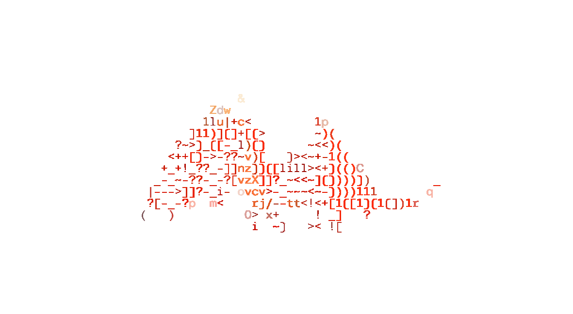 Second large transparent ASCII video effect preview
